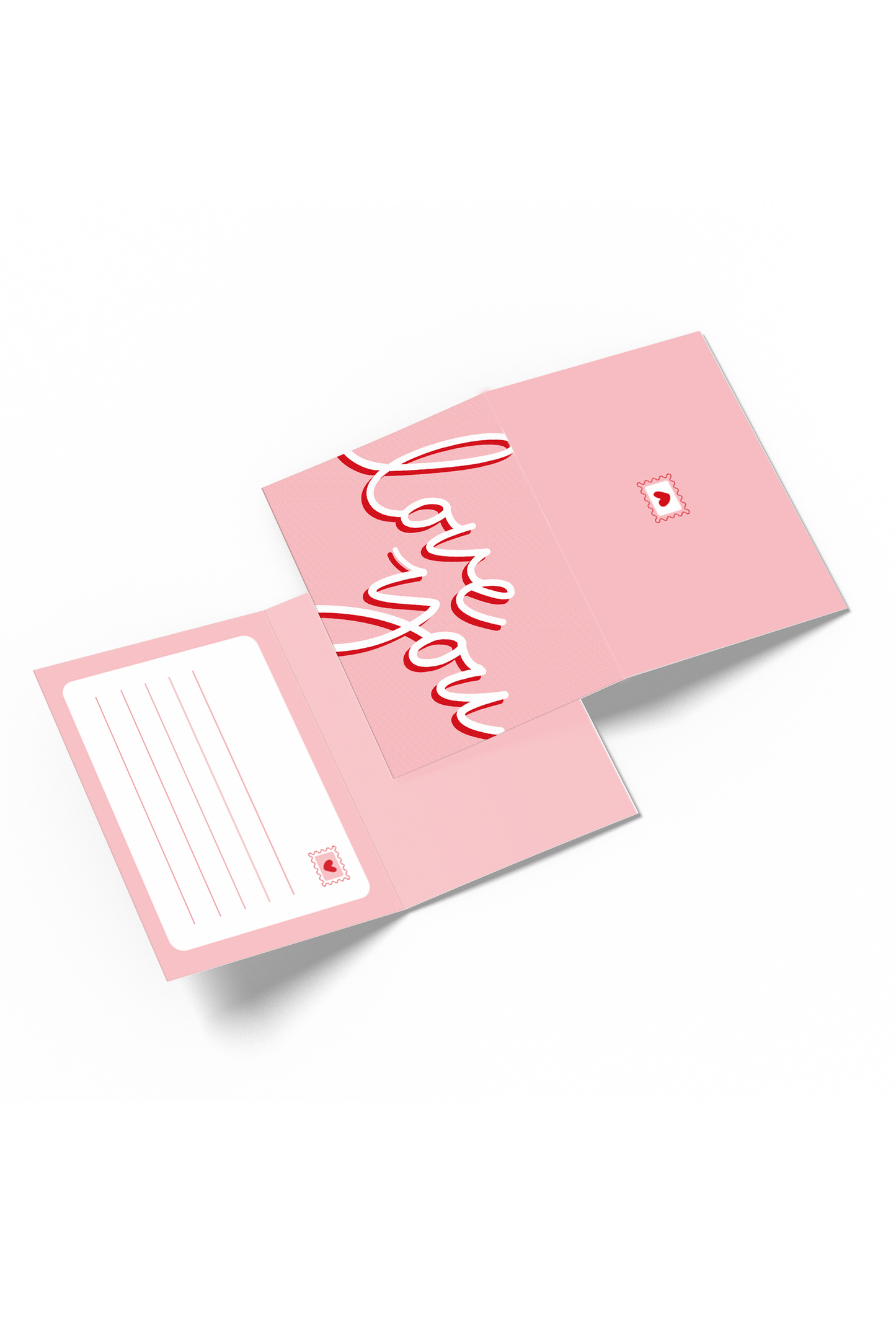 Tarjeta Love rosa