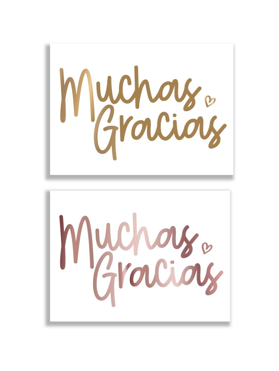 Tarjeta de agradecimiento - Colección fun