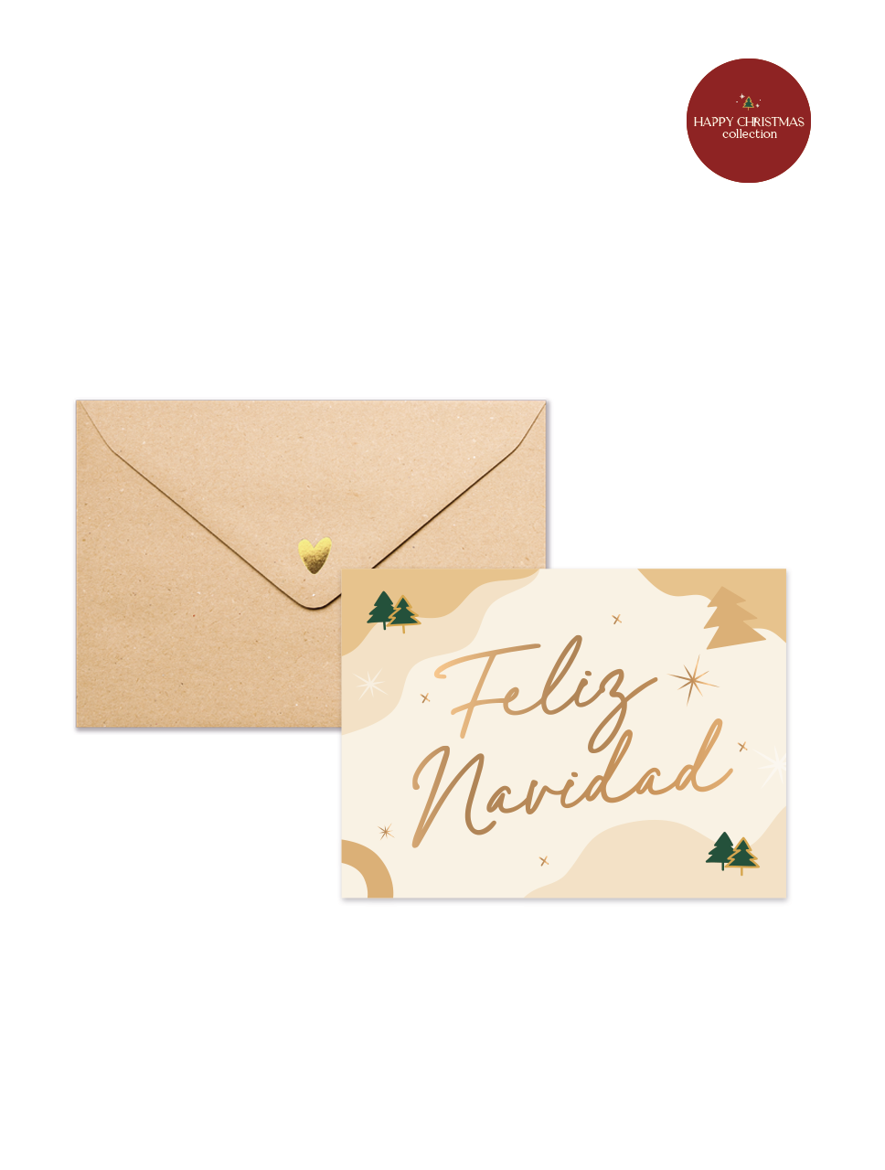 Tarjeta Xmas Collection + Sobre
