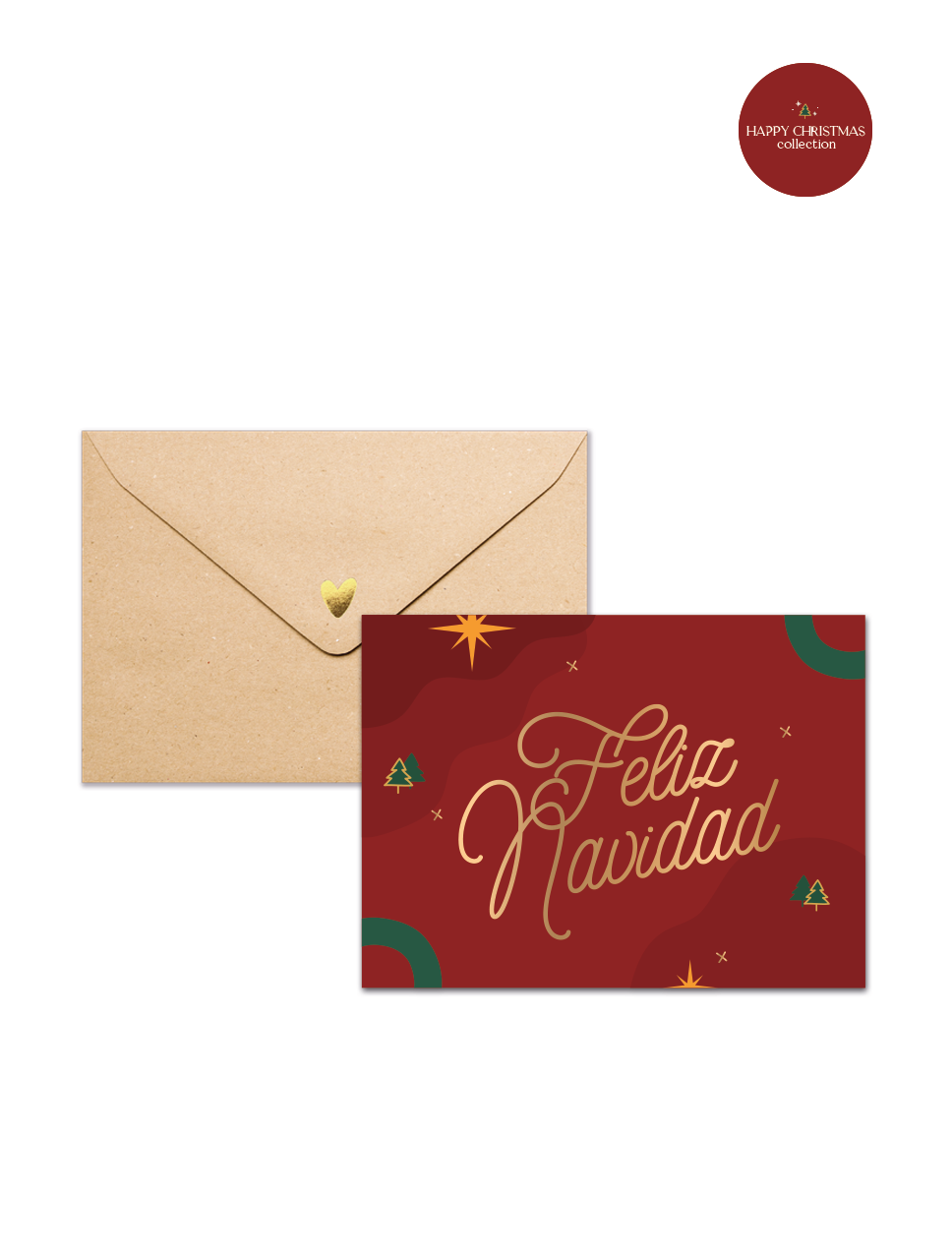 Tarjeta Xmas Collection + Sobre