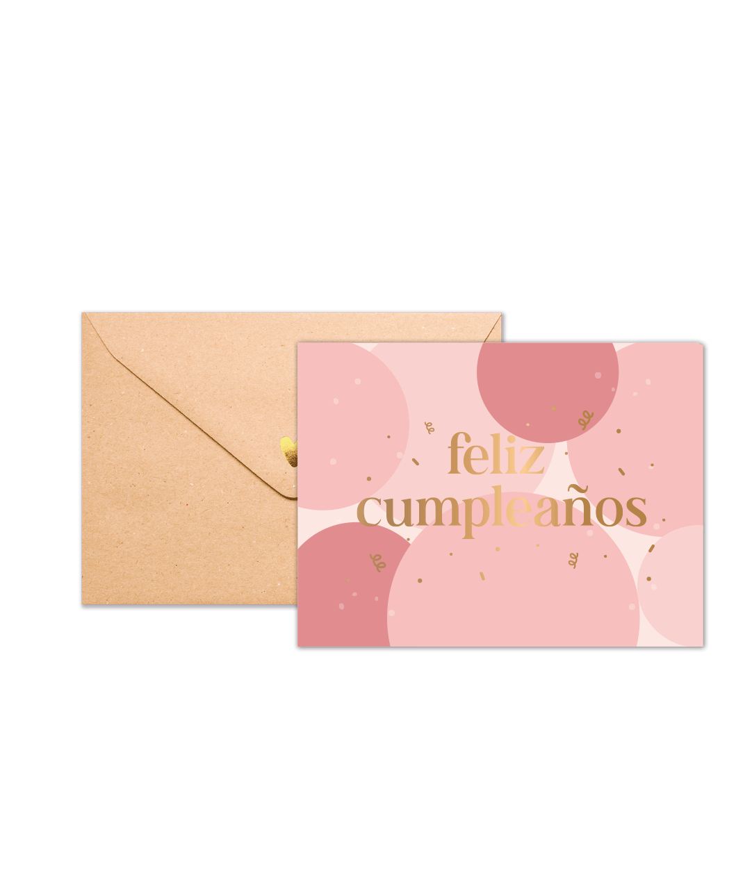 Tarjeta "Feliz cumpleaños" + Sobre