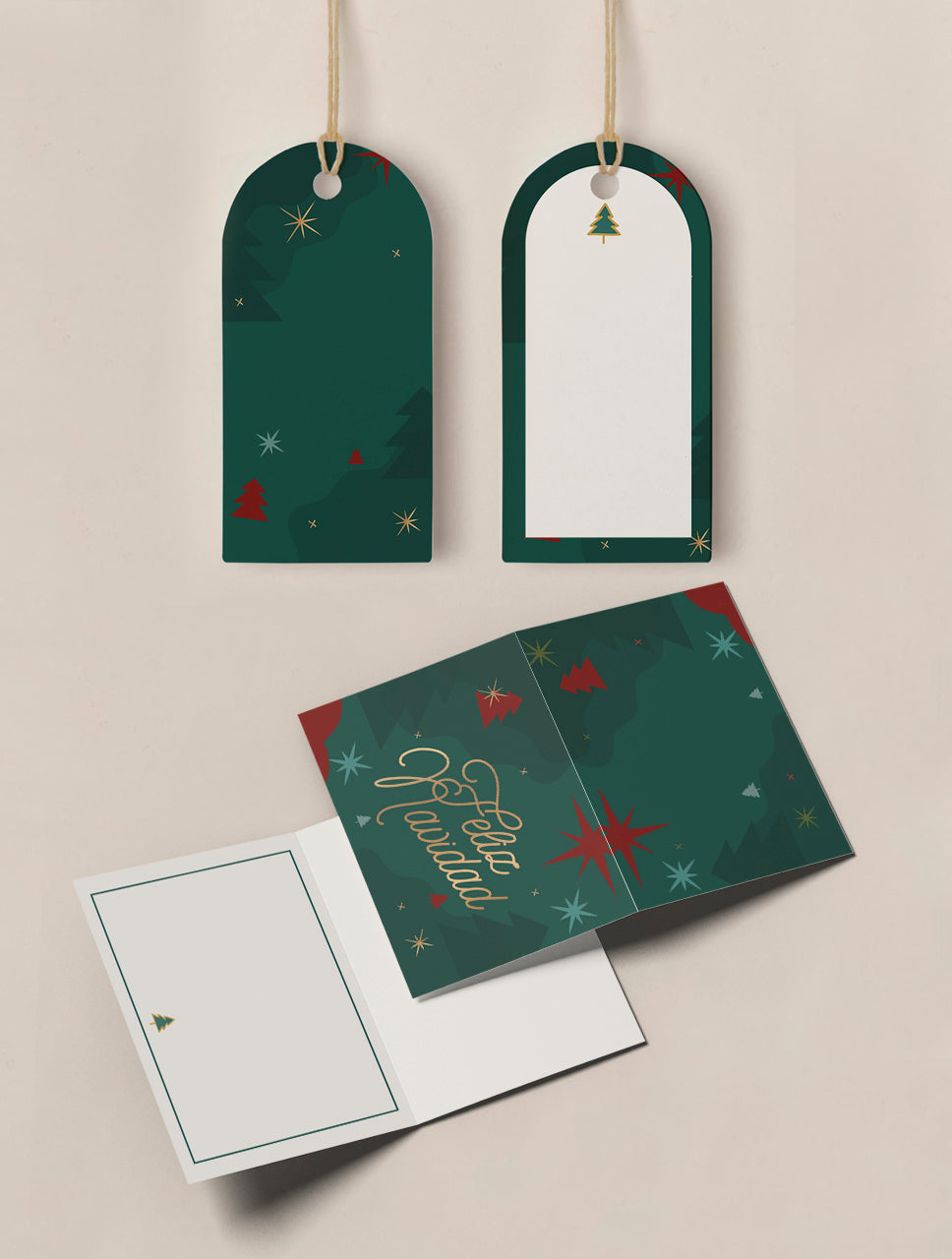 PACK NAVIDAD HANGTAGS Y TARJETAS