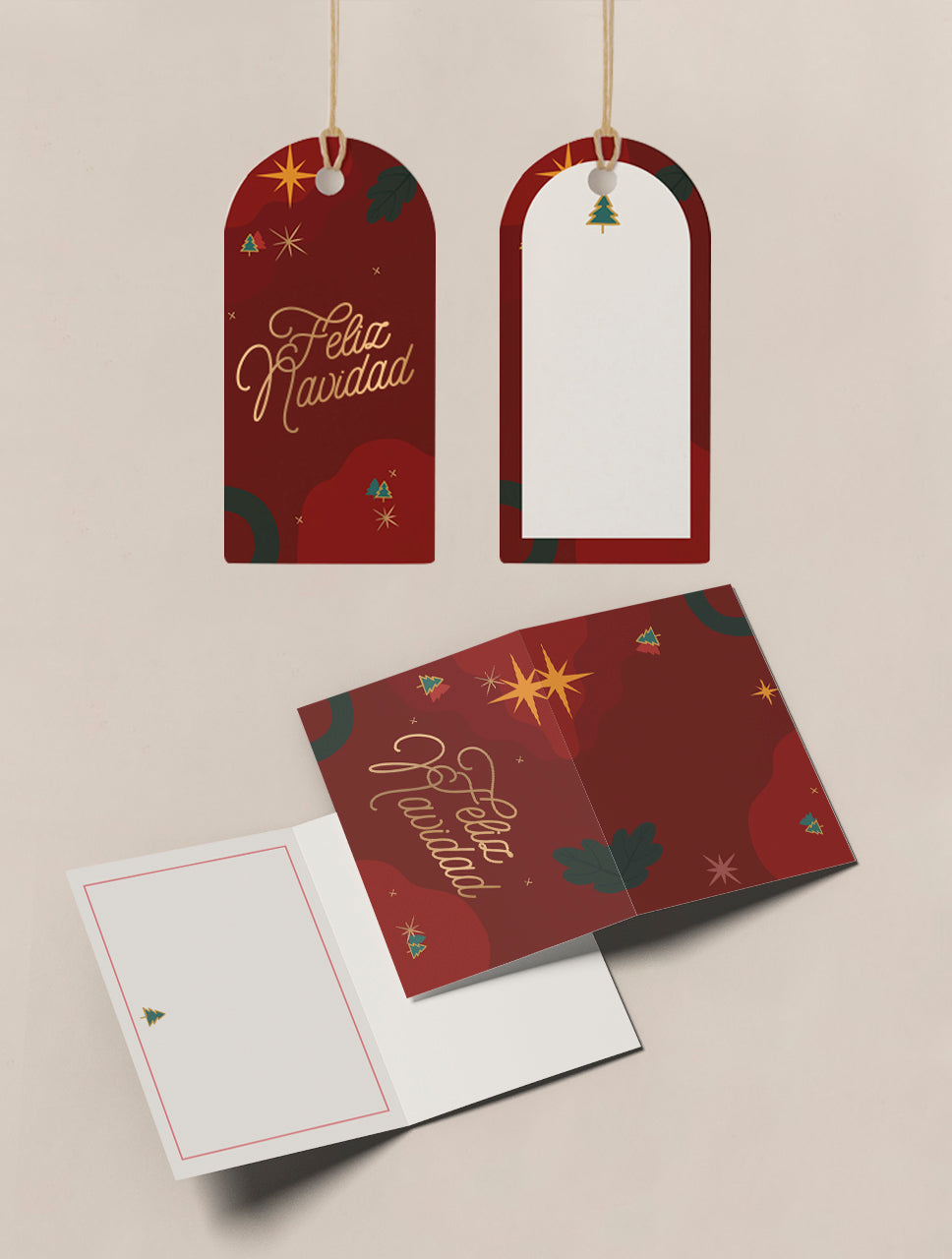 PACK NAVIDAD HANGTAGS Y TARJETAS